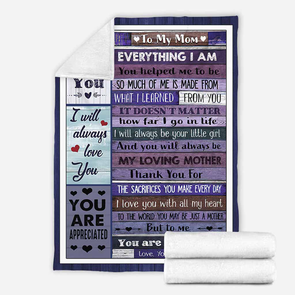 Family Mothers Day Mother Flannel Blanket For Cozy Bedroom Sofa Decor