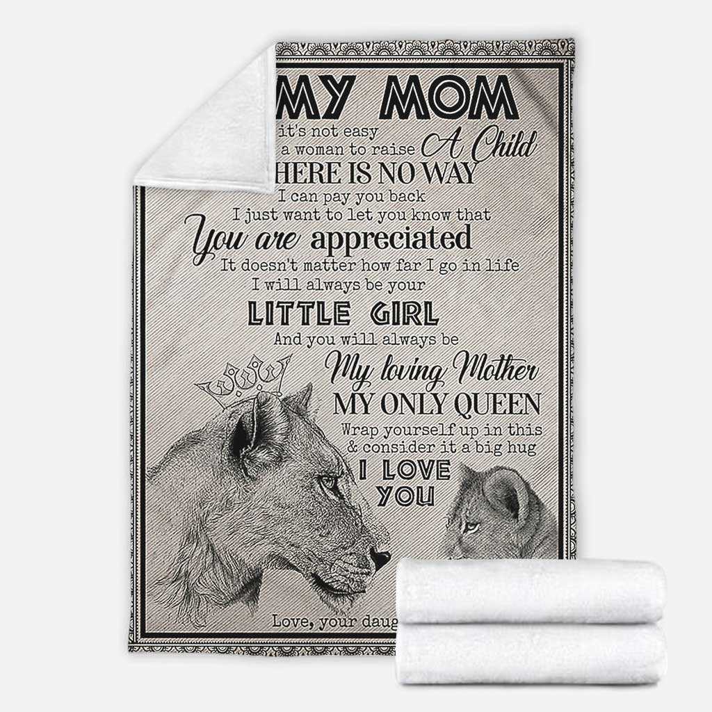 Lion I Love You To The Moon And Back Flannel Blanket For Cozy Bedroom Sofa Decor