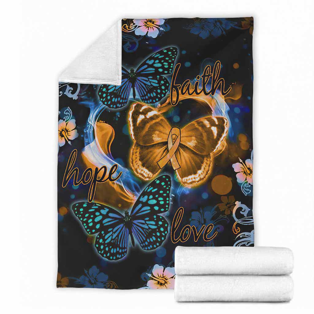 Multiple Sclerosis Awareness Flannel Blanket For Cozy Bedroom Sofa Decor