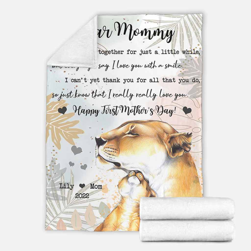 Lion Forever And Ever Personalized Flannel Blanket For Cozy Bedroom Sofa Decor