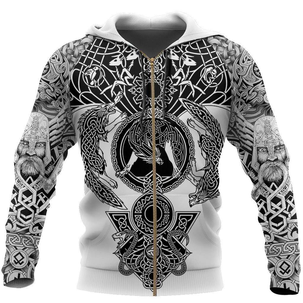 Viking Tattoo Hoodie For Viking Inspired Streetwear Holidays And Thoughtful Gifts