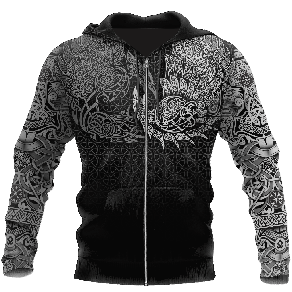Ravens Midgard Hoodie For Comfortable Daily Outfits Holidays And Casual Wear