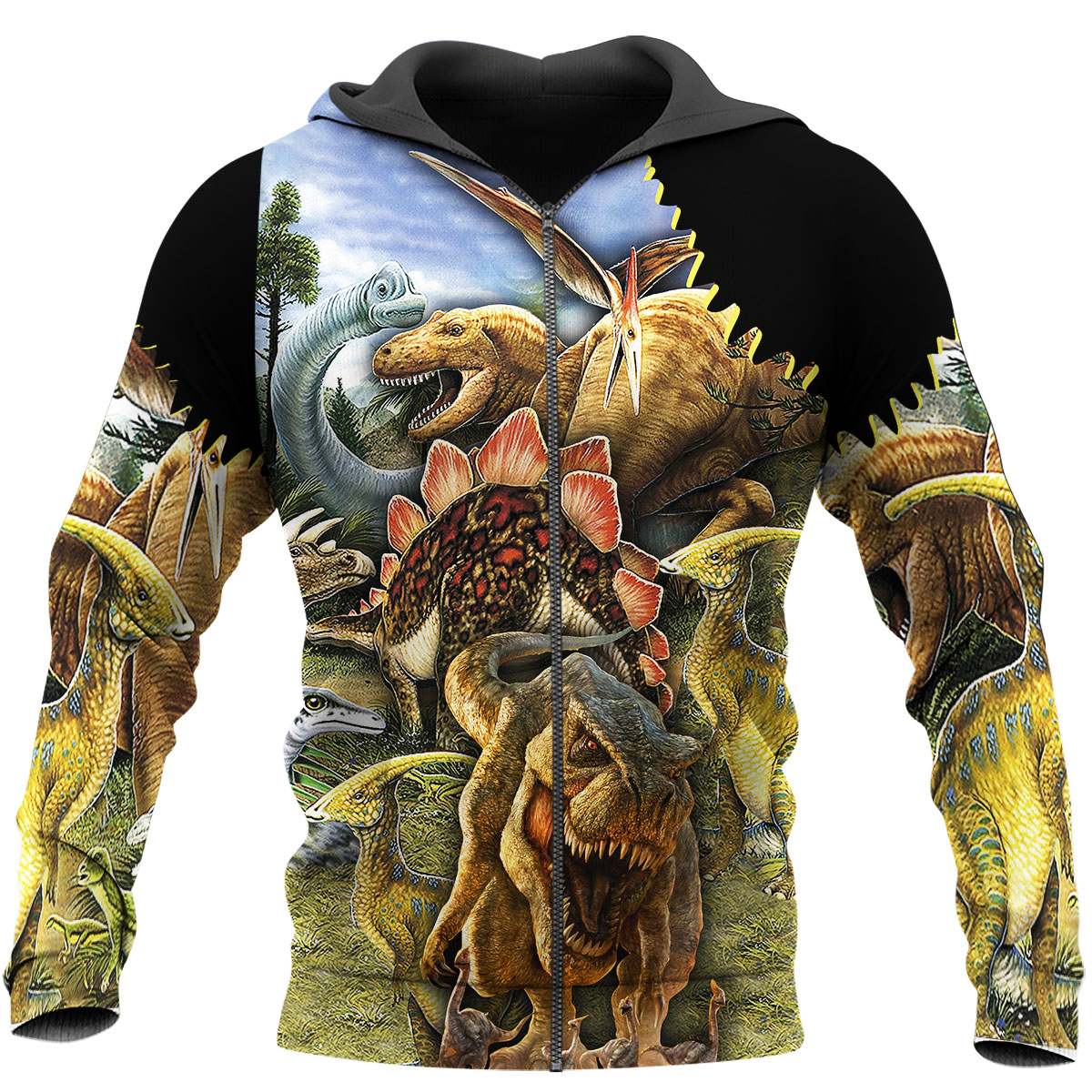 Beautiful Dinosaurs Hoodie For Casual Activities Seasonal Outings And Gift Ideas