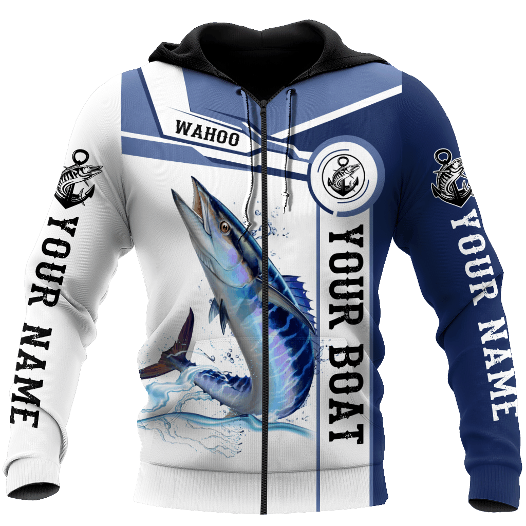 Wahoo Fishing Hoodie For Fishermen Camping Adventures And Comfortable Streetwear