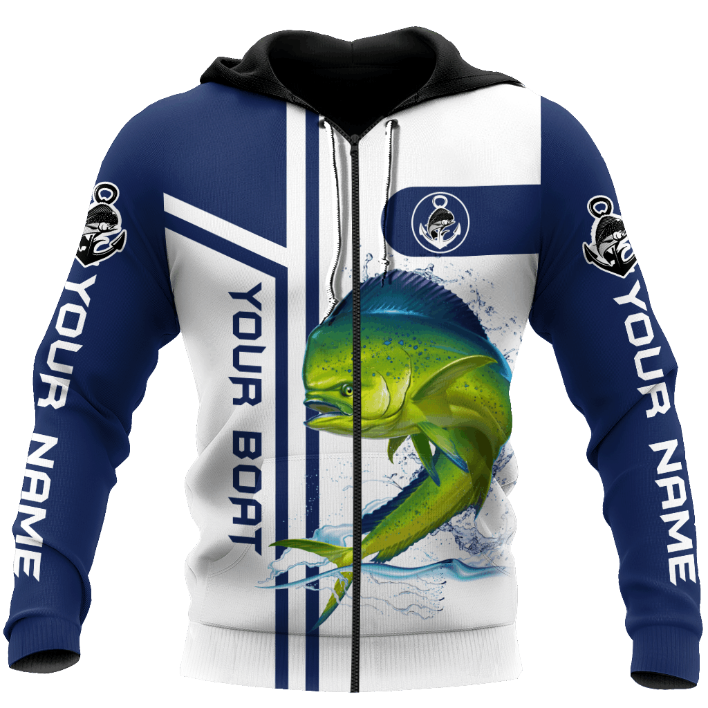 Mahi Fishing Team Hoodie For Fishermen Camping Adventures And Comfortable Streetwear
