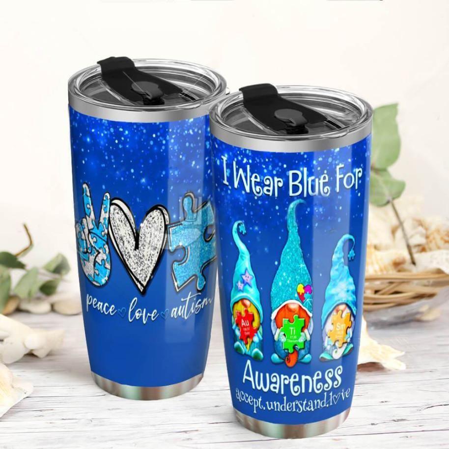 Autism Love Autism 20 Oz Tumbler For Coffee Travel And Daily Drinks