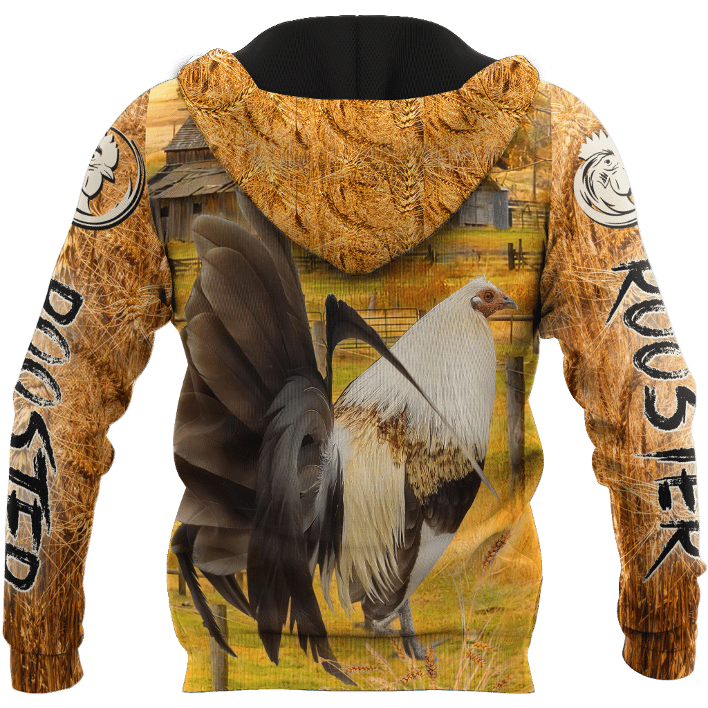 Bold Rooster Hoodie For Farmhouse Inspired Outfits Weekend Travel And Thoughtful Gifts