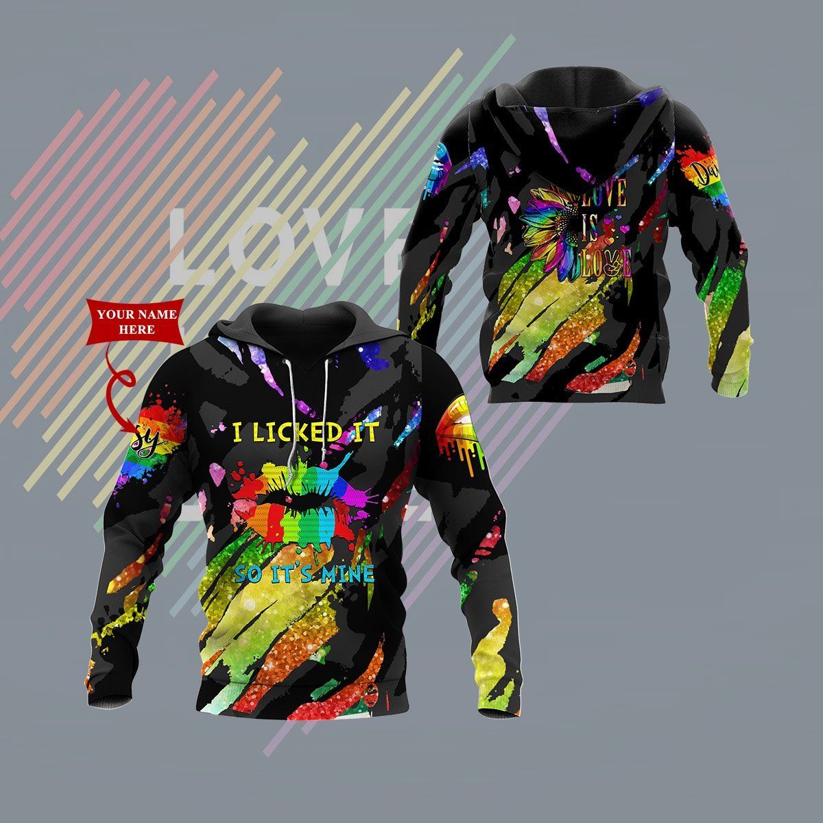 Personalized Pride Ver Hoodie For Positive Streetwear Everyday Events And Gift Ideas