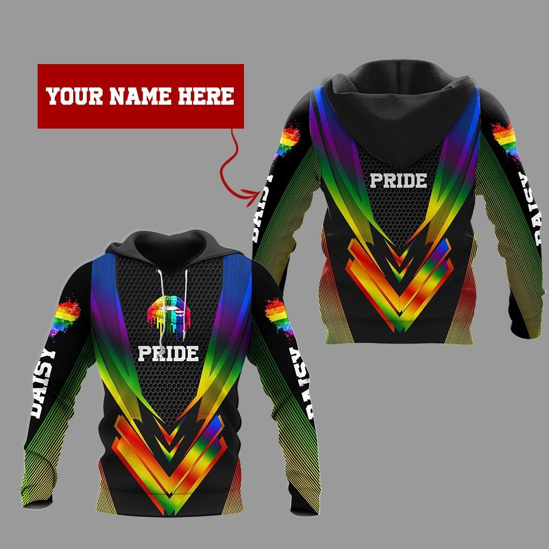 Personalized Pride Ver Hoodie For Community Pride Outdoor Activities And Relaxed Styling