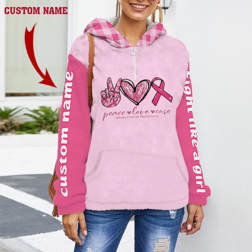 Cancer Awareness They Whispered To Her Quote – 3D Hoodie