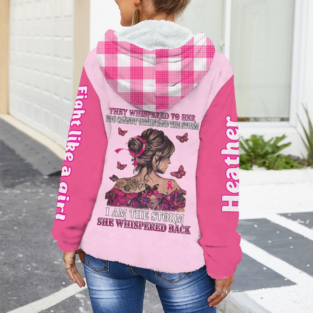 Cancer Awareness Strength Hoodie For Community Gatherings Casual Wear And Meaningful Support