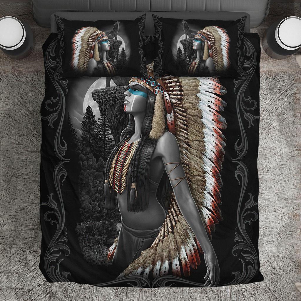 Native American Forest Peace Bedding Cover For Southwestern Bedroom Decor