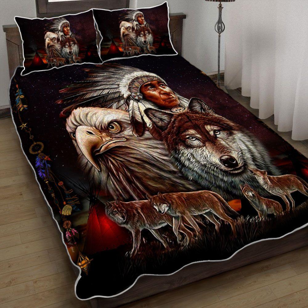 Native American Peace Bedding Cover For Southwestern Bedroom Decor