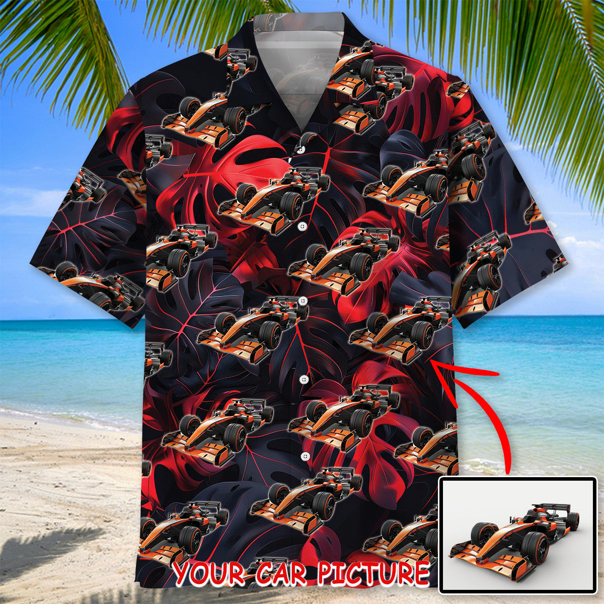 Tropical Car Personalized Collection Hawaiian Shirt For Coastal Adventures And Warm Weather Wear