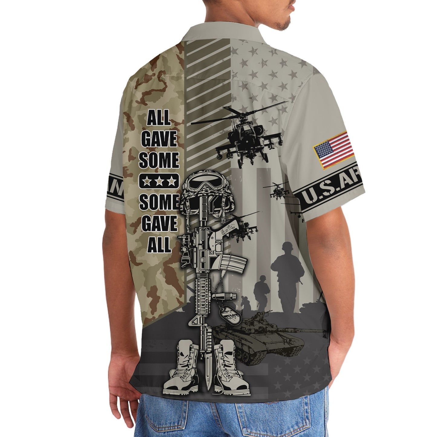 Veteran Gave Tribute Hawaiian Shirt Design View For Resort Travel And Thoughtful Gifting