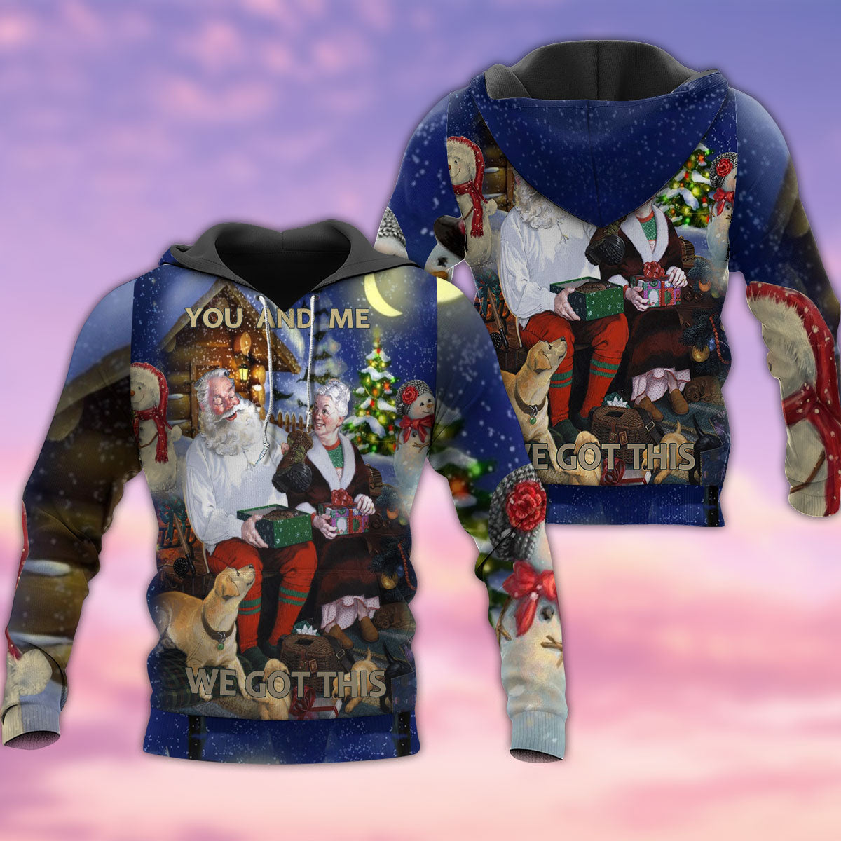 Christmas Together Togetherness Hoodie For Festive Celebrations Seasonal Trips And Relaxed Winter Wear