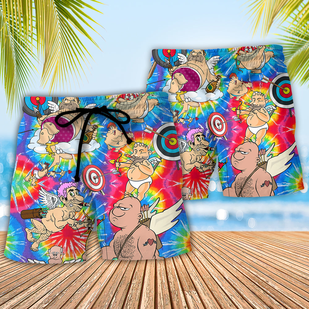Archery Beach Shorts Pattern Detail For Relaxed Weekends And Bright Seasonal Outfits