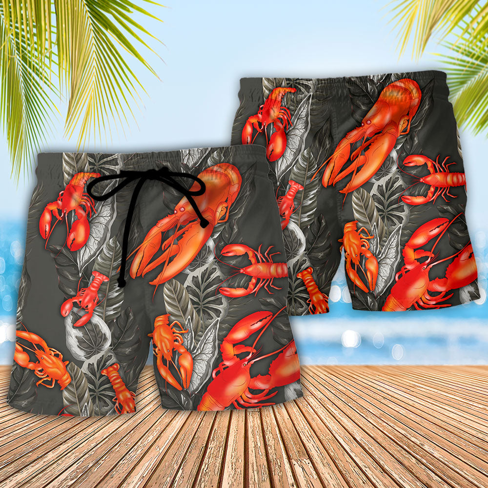 Lobster That Lobster Looked At Me Funny Tropical Beach Shorts For Tropical Vacation Wear