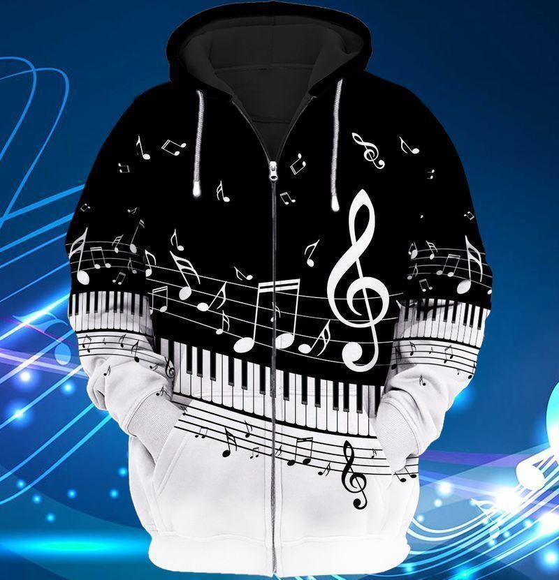 Happy Piano Makes Hoodie For Music Culture Travel Days And Comfortable Casual Wear