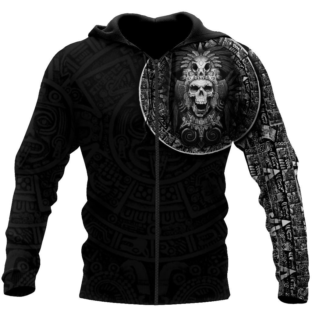 Mexican Aztec Warrior Hoodie For Traditional Artwork Lovers Travel And Relaxed Daily Outfits