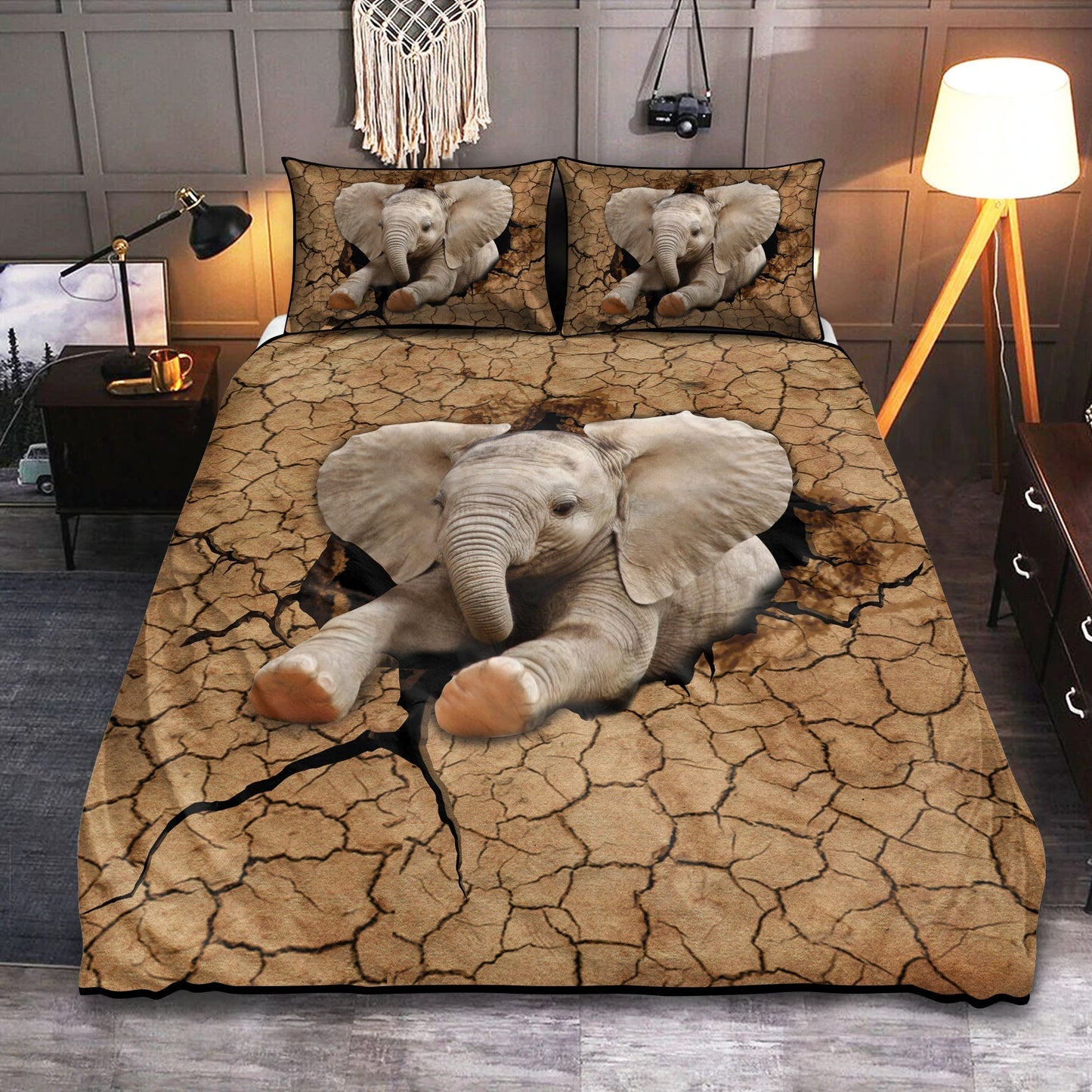 Elephant Baby Gift Bedding Cover For Cozy Bedroom Decor