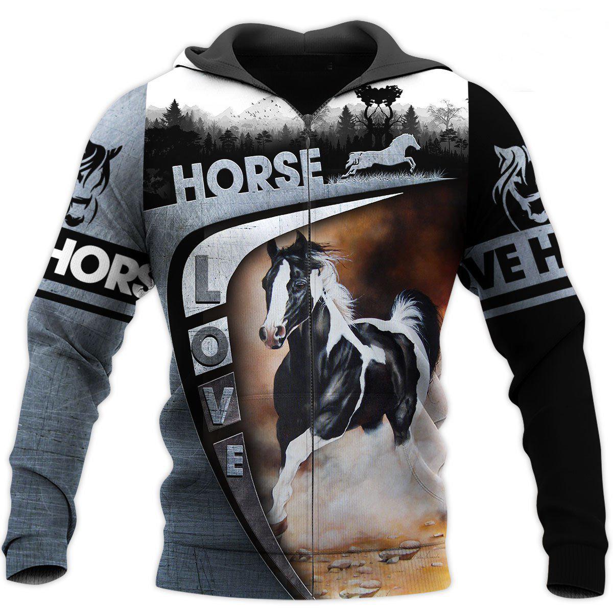 Beautiful Horse Racing Hoodie For Ranch Style Adventures Daily Wear And Thoughtful Gifts