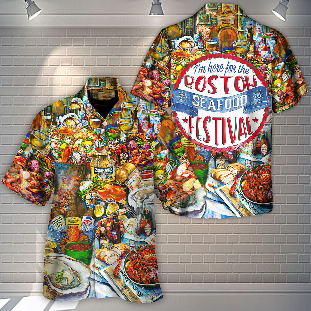 Coastal Crawfish Hawaiian Shirt Collar And Front View For Thoughtful Gifting