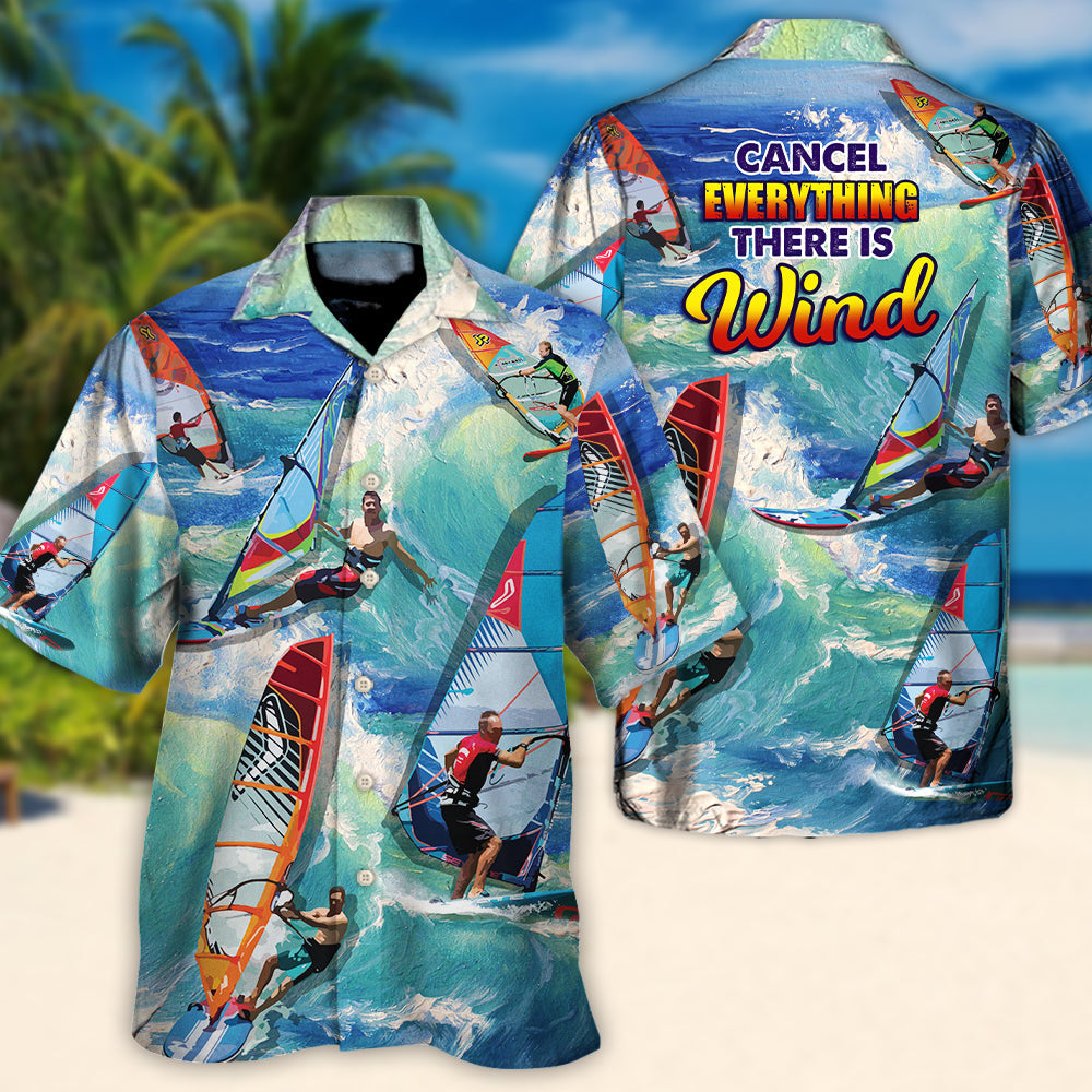Windsurfing Outdoor Passion Hawaiian Shirt Artwork View For Weekend Trips