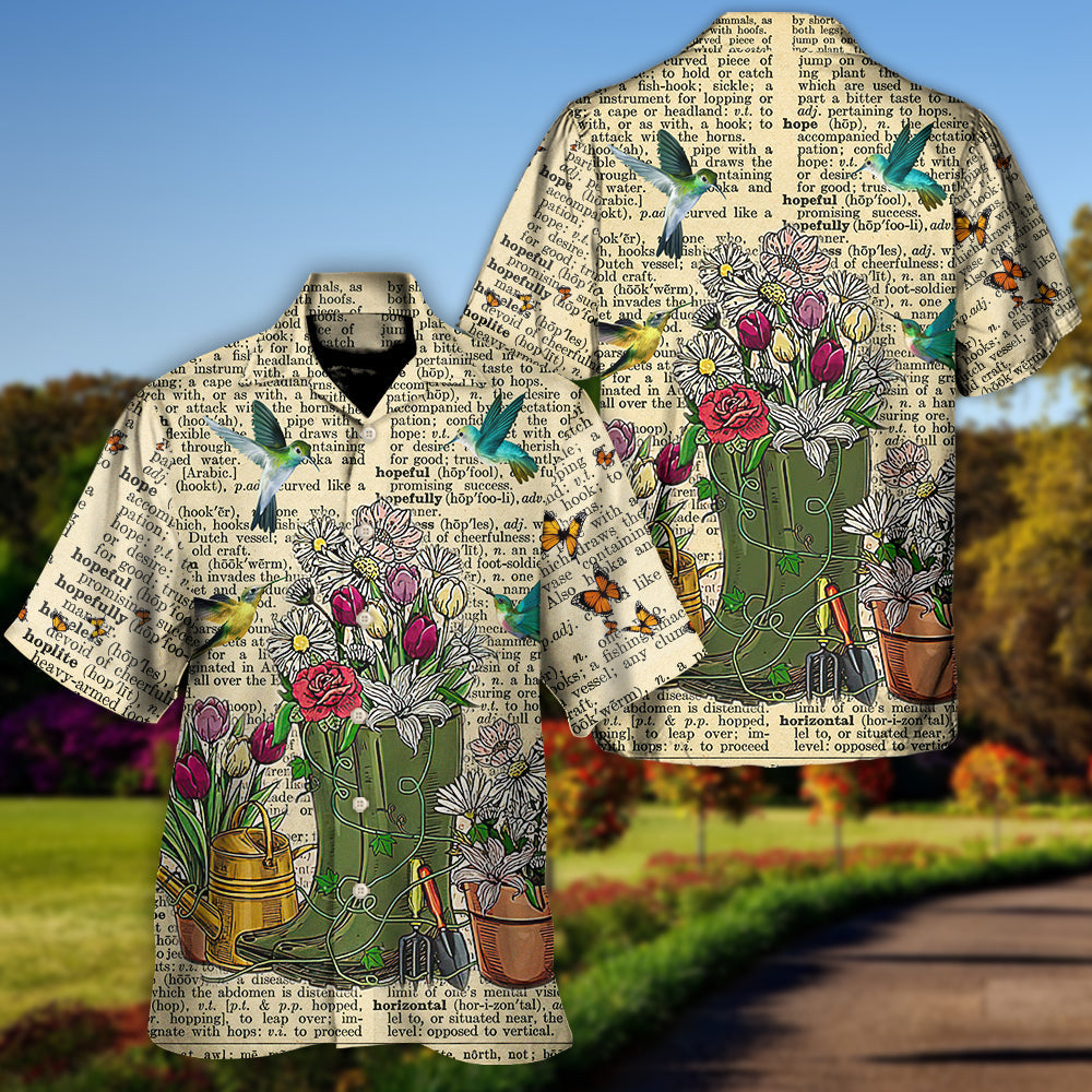 Gardening Garden Hawaiian Shirt Summer Design Detail For Coastal Travel