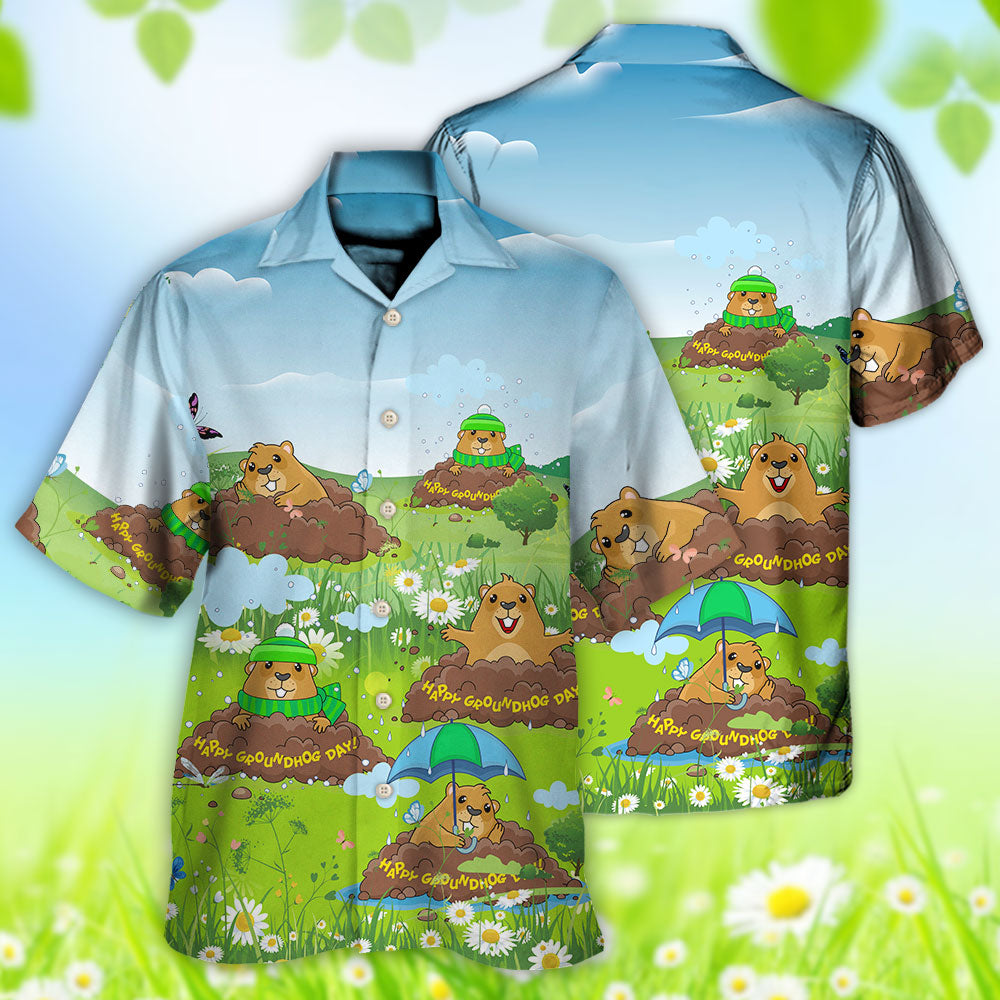 Vintage Gardening Plants Hawaiian Shirt Collar And Front View For Coastal Travel