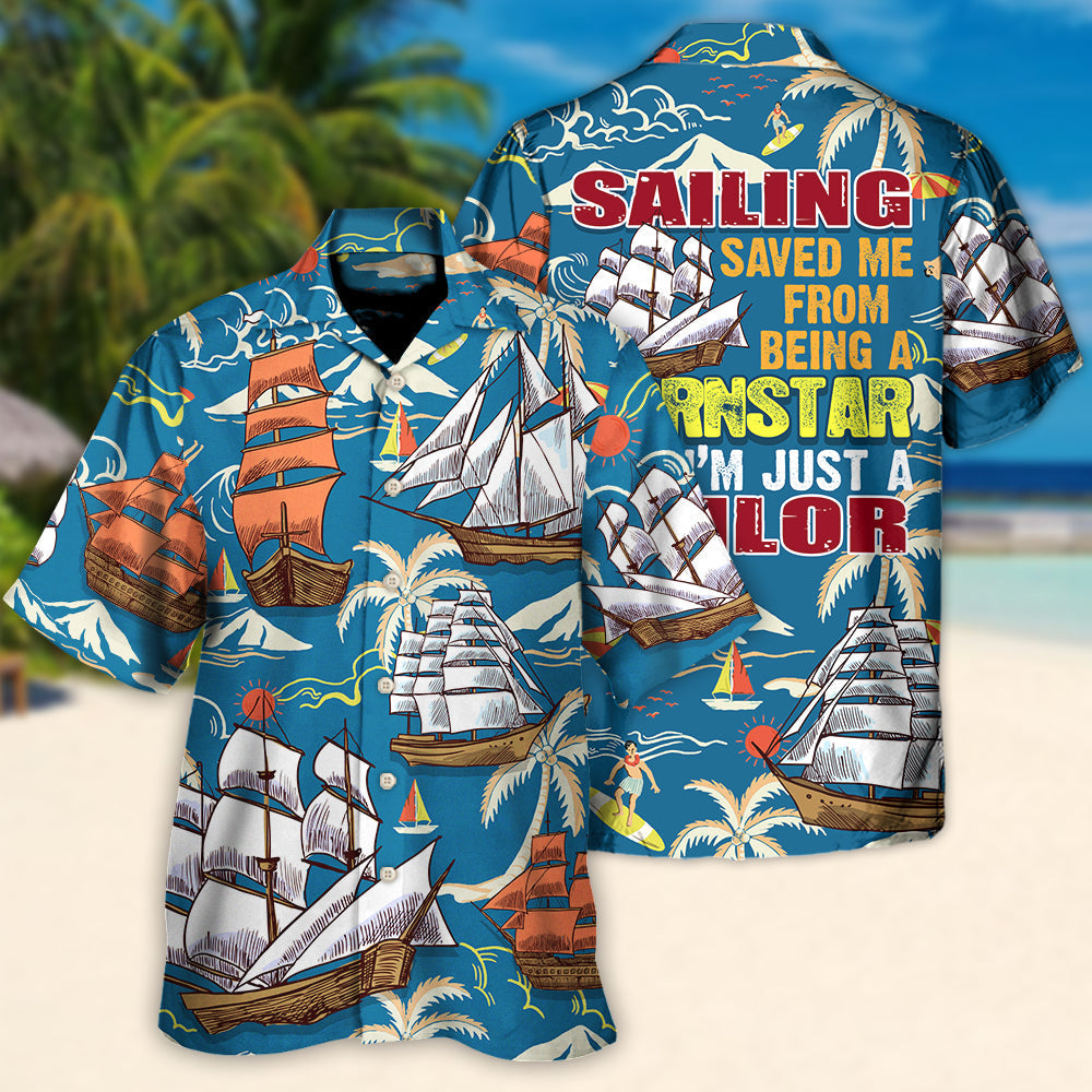 Sailing Sailor Hawaiian Shirt For Warm Weather Adventures And Everyday Comfort