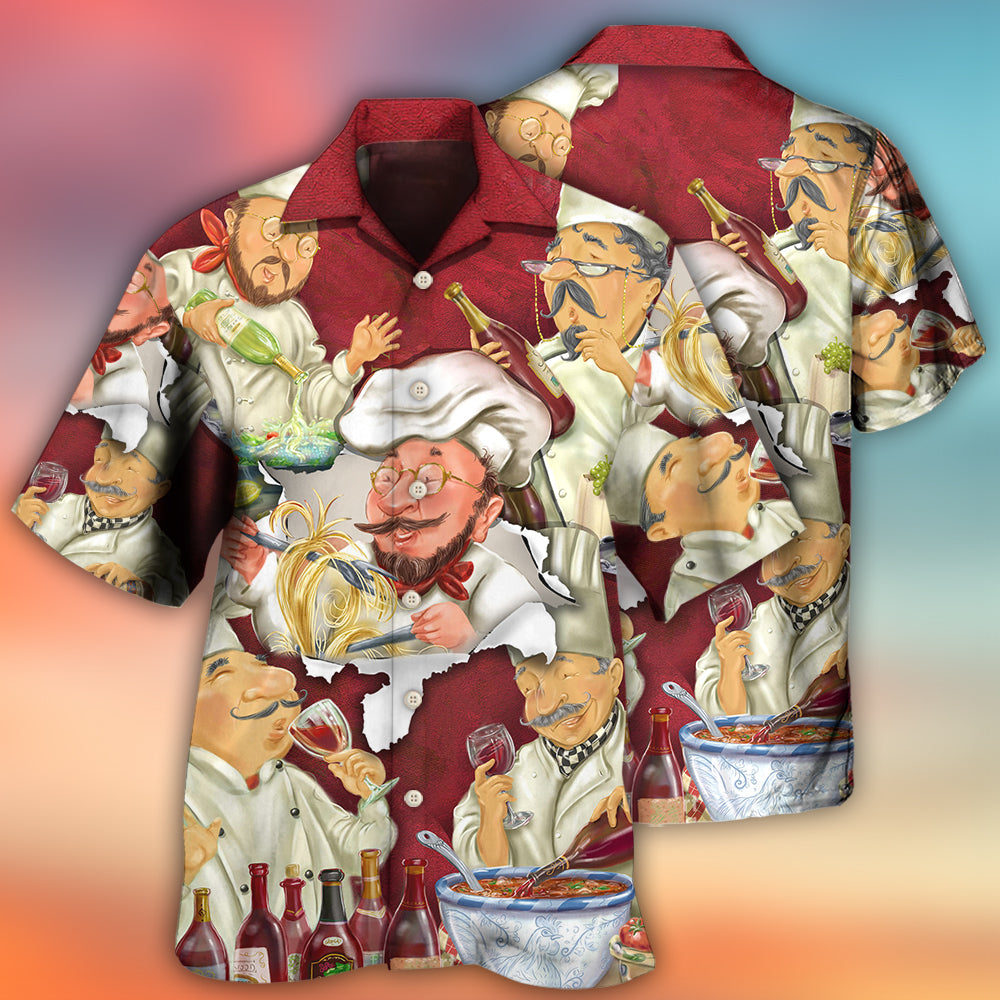Master Chef Cooking Creative Hawaiian Shirt For Poolside Relaxation And Sunny Getaways