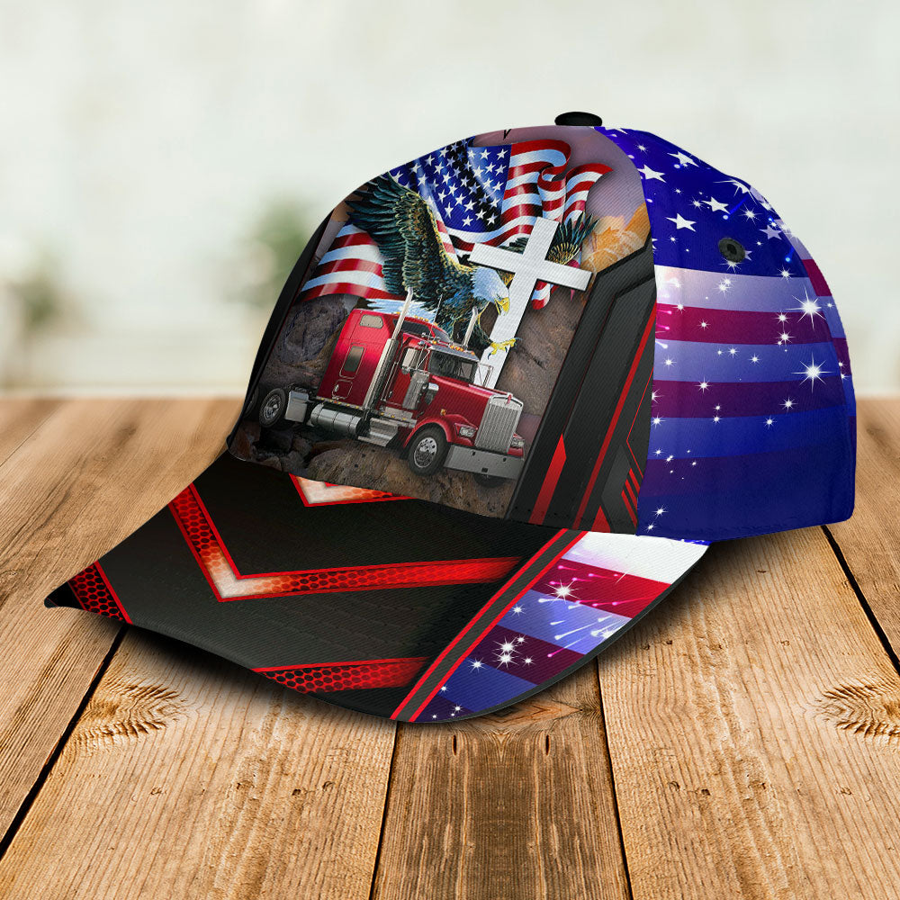 Truck America Eagle Lover Classic Cap For Casual Adventures Parties And Seasonal Styling