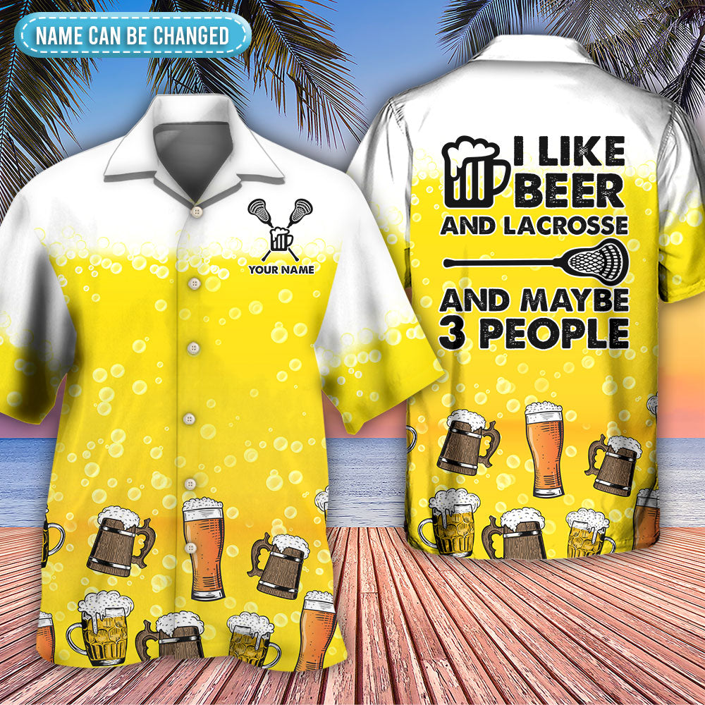 Beer Sports Humor Personalized Hawaiian Shirt For Summer Events And Casual Outdoor Wear