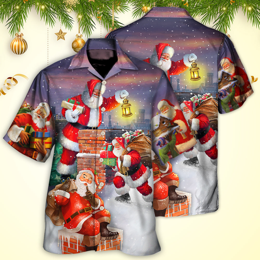 Festive Christmas Fun Gift Hawaiian Shirt For Resort Getaways And Comfortable Summer Activities
