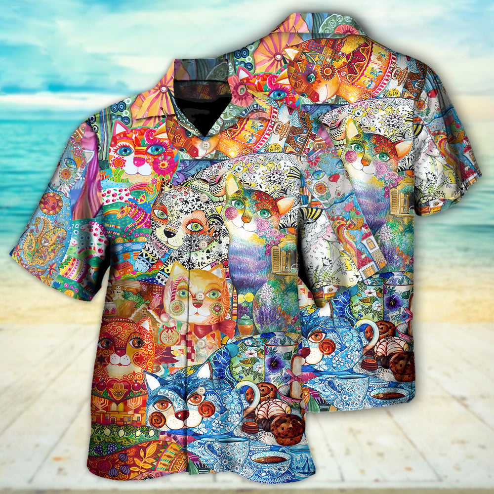 Cat Hawaiian Shirt For Warm Weather Adventures And Everyday Comfort