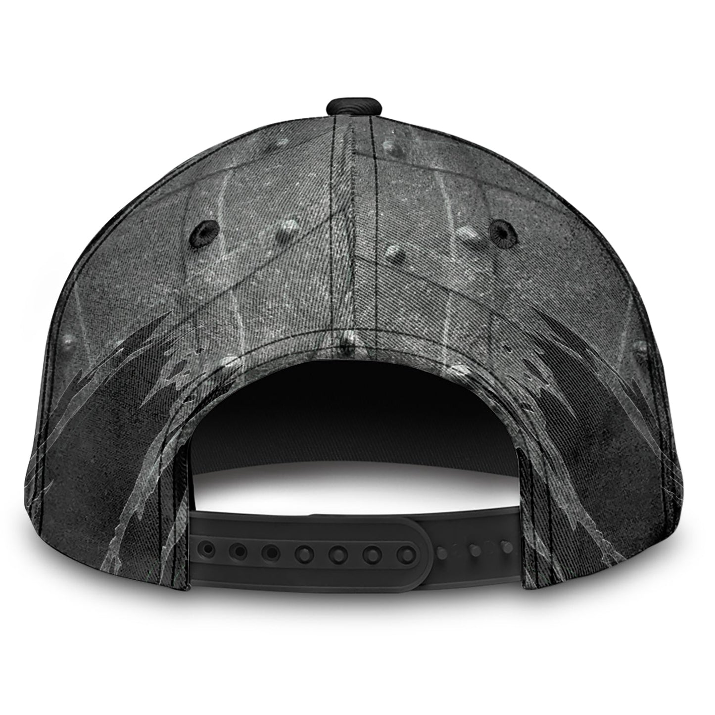 Cracked Fish On American Fishing Classic Cap For Relaxed Daily Style Vacations And Festival Wear