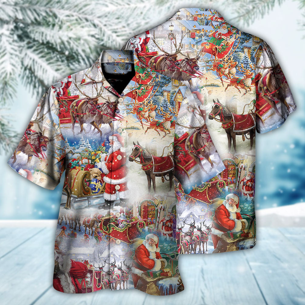 Magical Christmas Believe Hawaiian Shirt Design View For Resort Travel And Thoughtful Gifting
