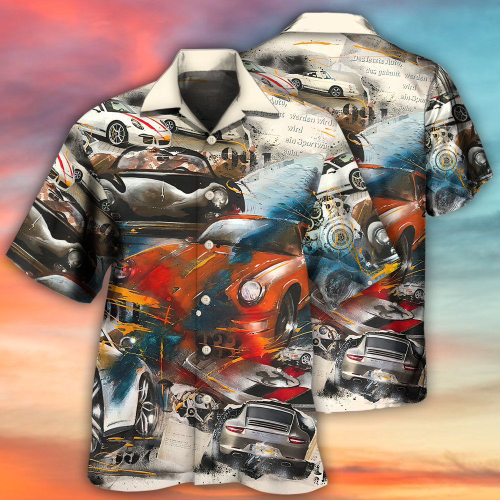 Car Racing Speed Hawaiian Shirt Tropical Styling View For Tropical Vacations