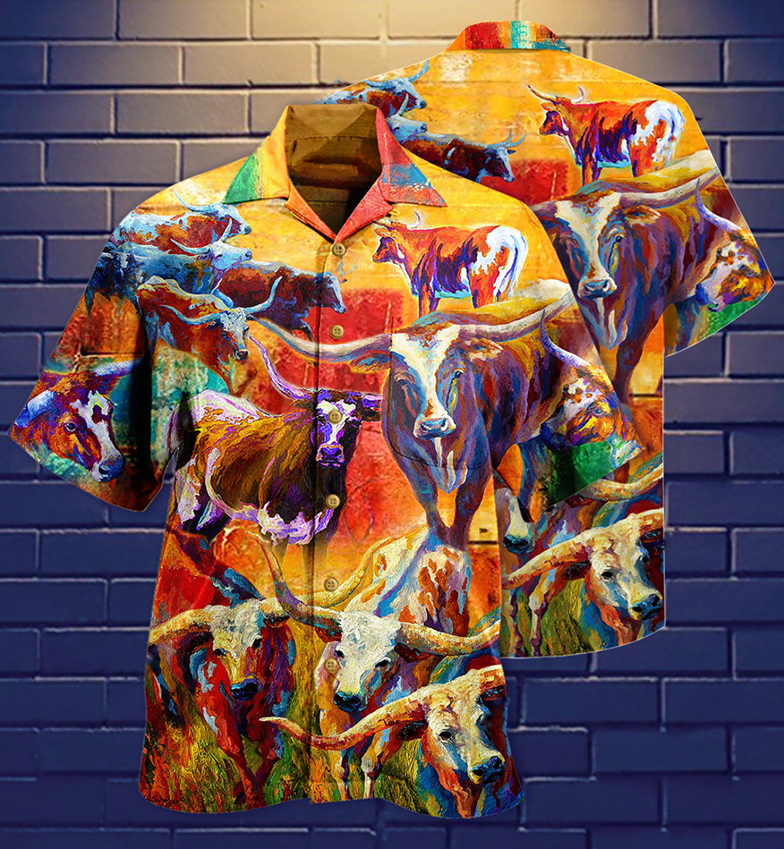 Artistic Bison Hawaiian Shirt With Detailed Graphic For Resort Getaways Summer Adventures And Casual Gifting