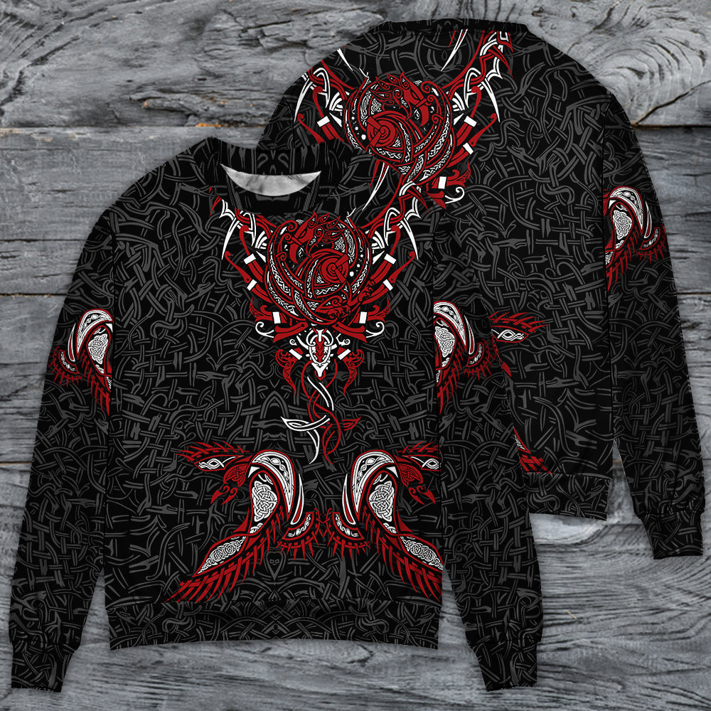 Viking War Raven Sweater For Mythic Adventures Casual Wear And Thoughtful Gift Giving