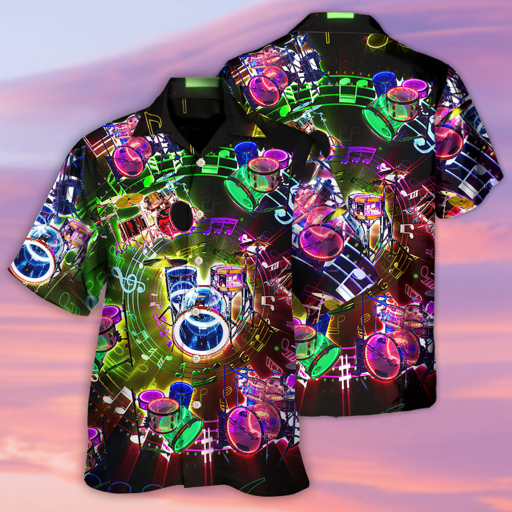 Drum Hobby Lifestyle Hawaiian Shirt For Poolside Relaxation And Sunny Getaways