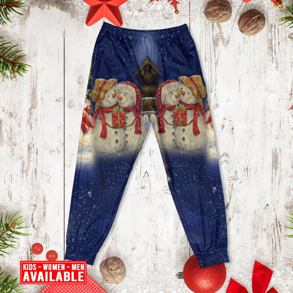Together Through The Christmas Holidays Long Sleeve Pajamas Set For Christmas Sleepwear And Family Lounging