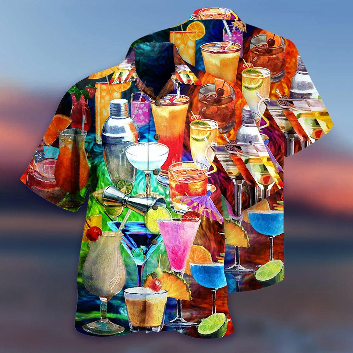 Fruit Cocktail Hawaiian Shirt For Resort Getaways And Comfortable Summer Activities