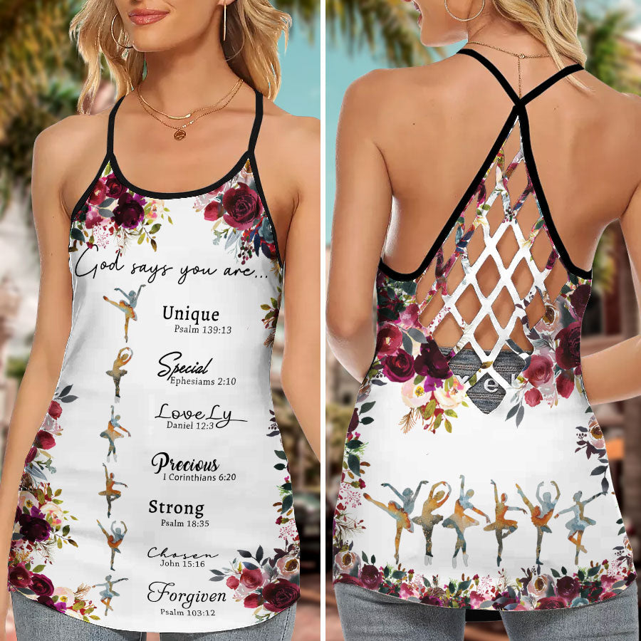 Ballet Is My Soul Hollow Tank Top For Performance Practice And Weekend Wear