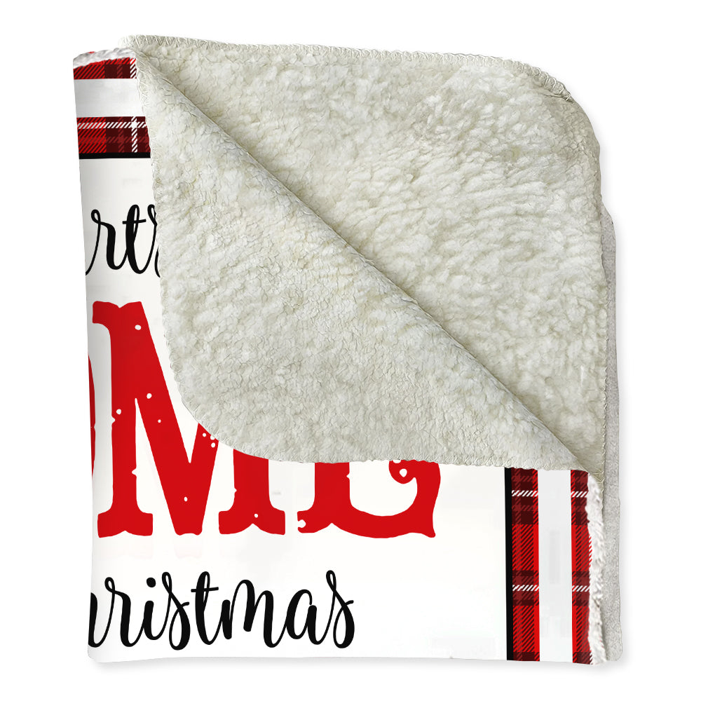 Cardinal Red Truck Christmas Flannel Blanket For Cozy Bedroom Sofa Decor