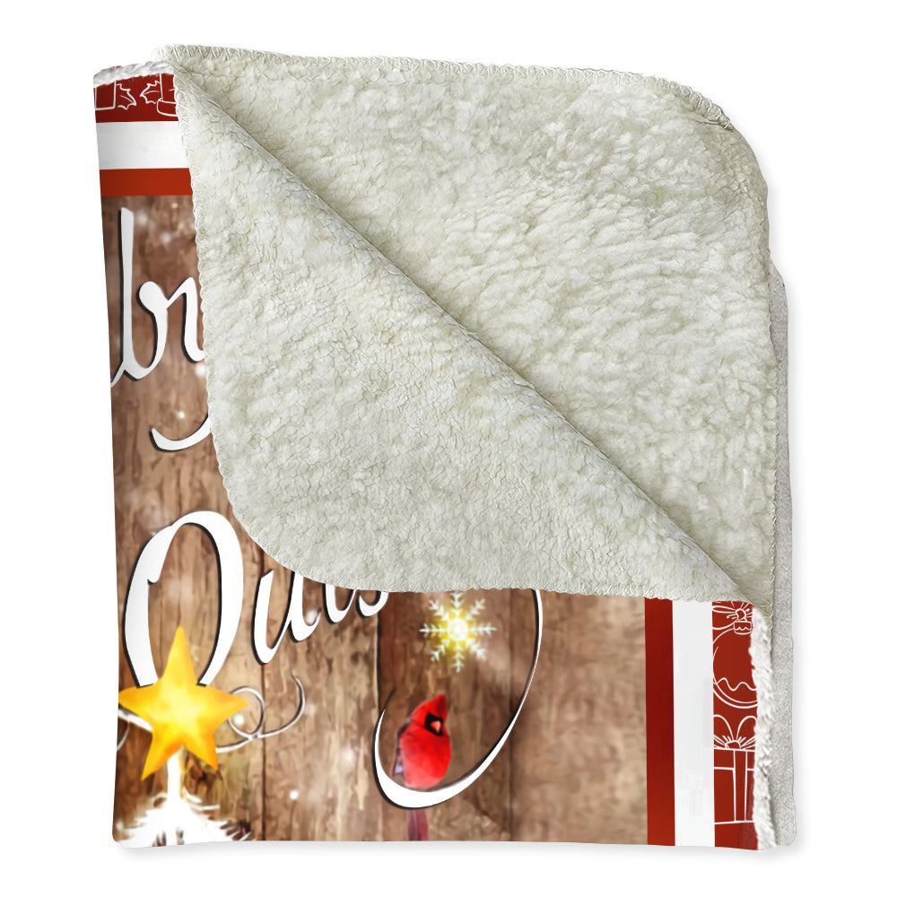 Cardinal Snowman Christmas Flannel Blanket For Cozy Bedroom Sofa Decor