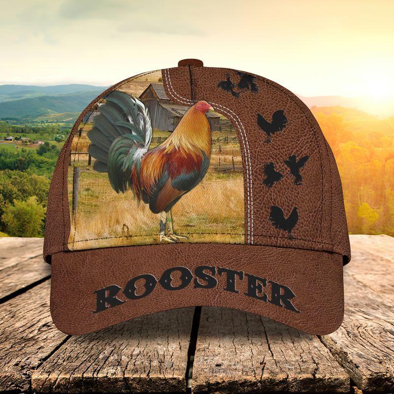 Rooster Farmhouse Classic Cap For Vacation Style Outdoor Activities And Daily Comfort