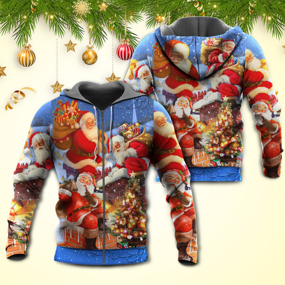 Up Rooftop Santa Hoodie For Holiday Gatherings Winter Travel And Seasonal Gifting