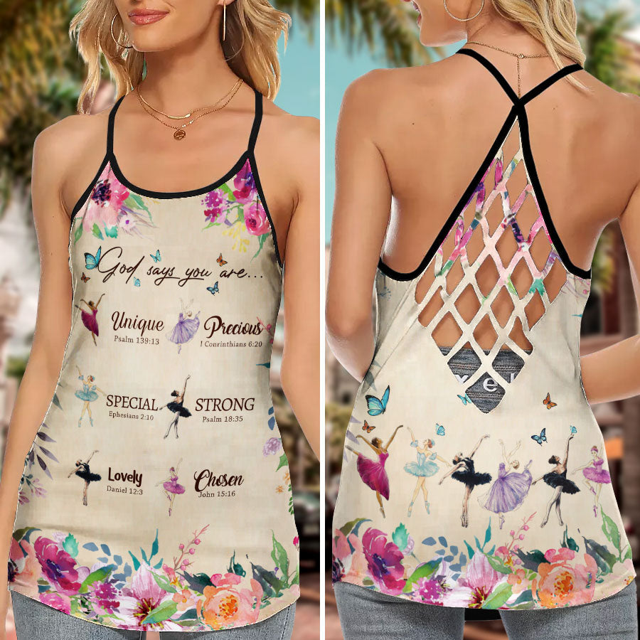 Ballet Is My Soul Hollow Tank Top For Dance Sessions And Casual Style